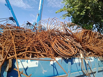 เหล็กเส้นจากไซน์งานก่อสร้าง